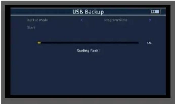Telestar SATPLUS 4 - > Ga waar de Start-regel en druk op OK. - 1