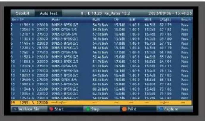 Telestar SATPLUS 4 - Transponder Auto Test functie - 2