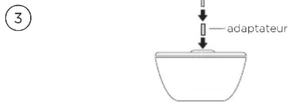 Fisher & Paykel VB30SDB1SET - Pour libreir l'air de la bouteille : - 1