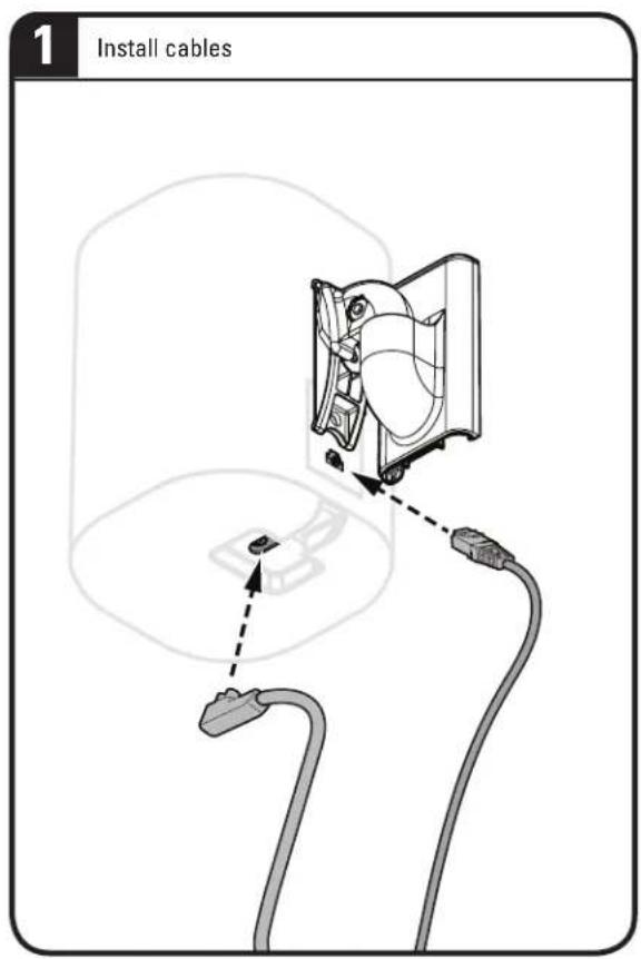 SANUS WSWMU2 - Mount Assembly to Wall Plate - 1