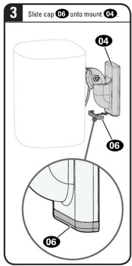 SANUS WSWMU2 - Mount Assembly to Wall Plate - 3