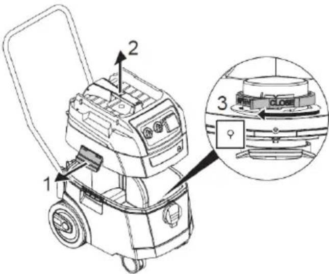 Eibenstock DSS 25 A - Kpenenne pyHo Фиьтpa - 1