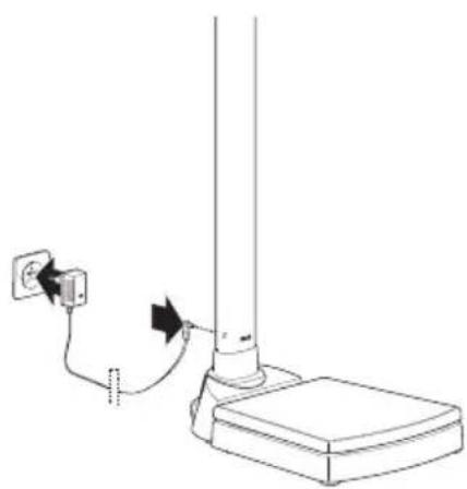 SECA 703 - Connect the power supply unit (optional) - 1