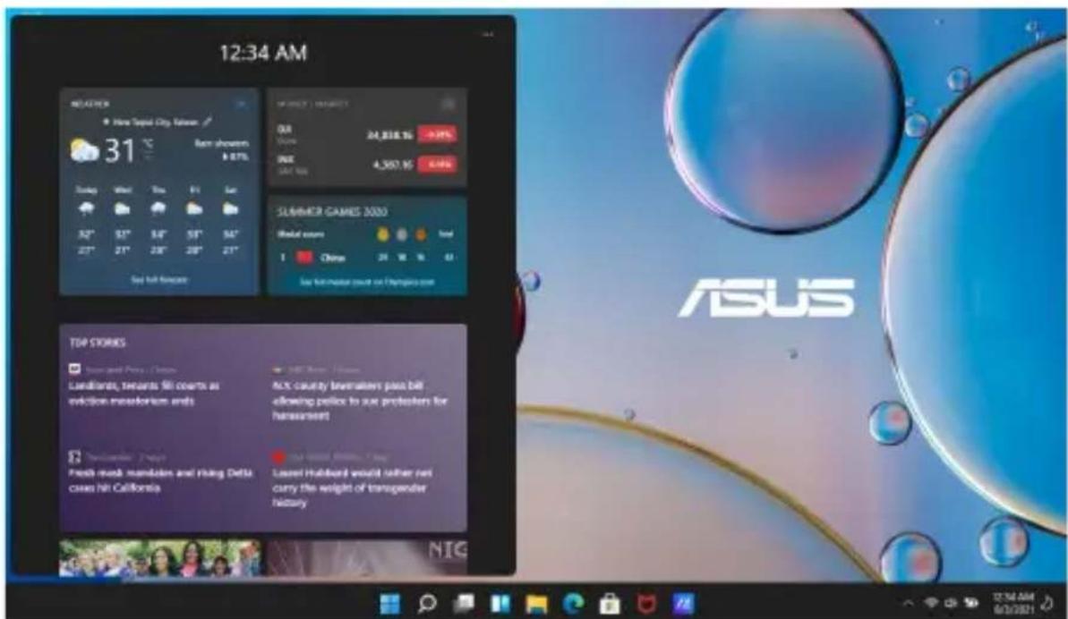 ASUS ROG Strix G18 - Widgets - 1
