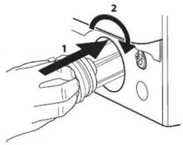 IKEA UDDARP 805.254.62 - REINIGUNG DES WASSERFILTERS / RESTWASSERENTLEERUNG - 6