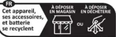 PANASONIC ERDGP90 - Note relative au pictogramme à apposer sur les piles/batteries (pictogramme du bas) - 2