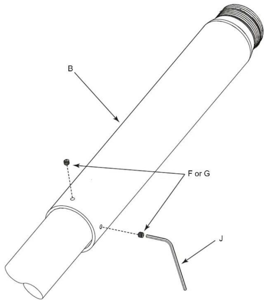 Middle Atlantic VDMA2436BK - ASSEMBLING ADJUSTMENT TUBE (CONTINUED) - 1