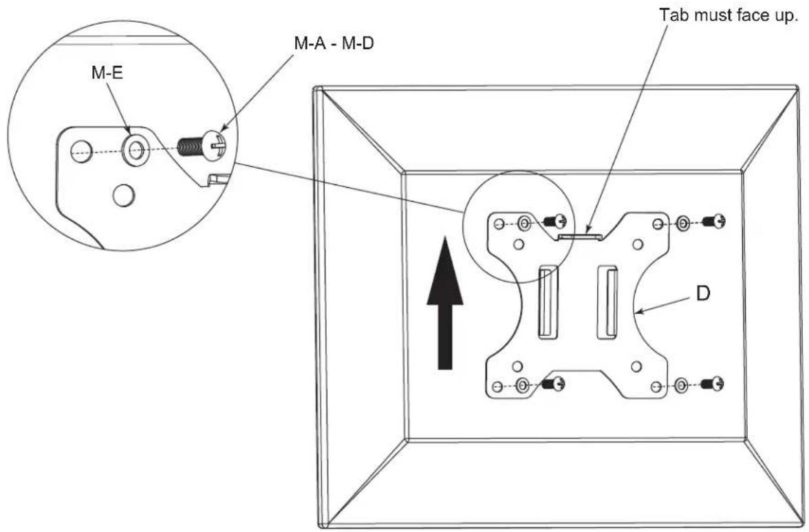 Middle Atlantic MM33X1BLK - FLUSH DISPLAY MOUNT BRACKET INSTALLATION - 2