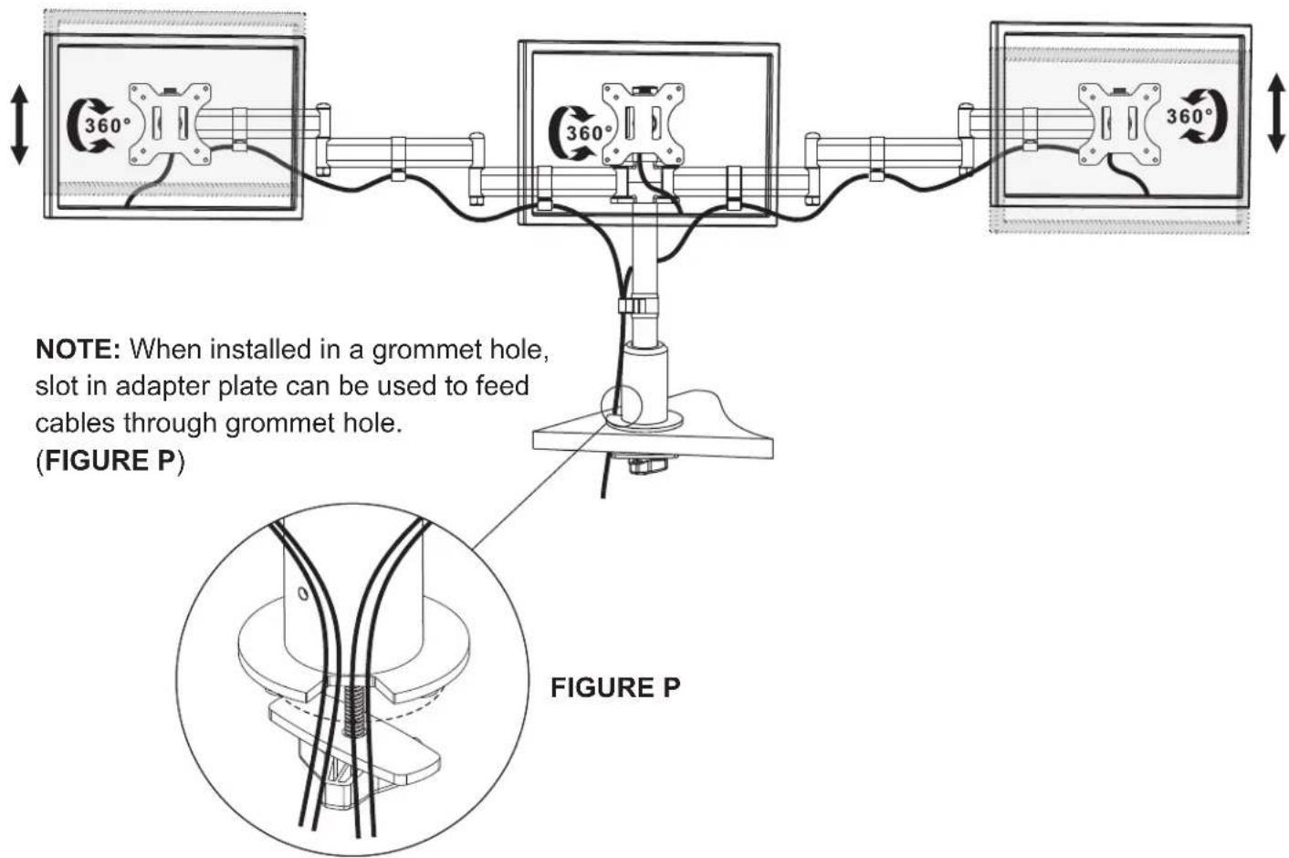 Middle Atlantic MM33X1BLK - ADJUSTMENT AND CABLE MANAGEMENT (CONTINUED) - 2