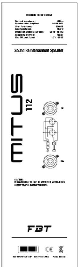 FBT MITUS 210M - 112A/115A - 2