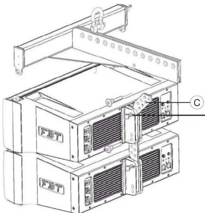 FBT MITUS 210M - ATTACHMENT OF 2 SATELLITES WITH FLYBAR - 3