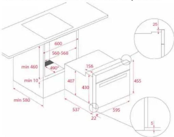 BARAZZA 1FEVEMCN - Installation unter der Arbeitsplatte: - 1