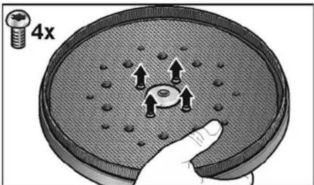 Flex GE 7 - Замена крепежного или опорного круга - 1