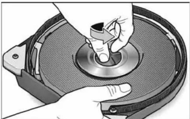 Flex GE 7 - Замена крепежного или опорного круга - 2