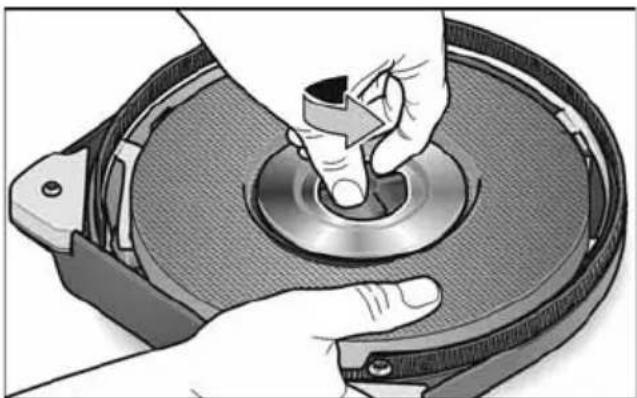 Flex GE 7 - Wymiana talerza wsporczego i talerza na rzepy - 2