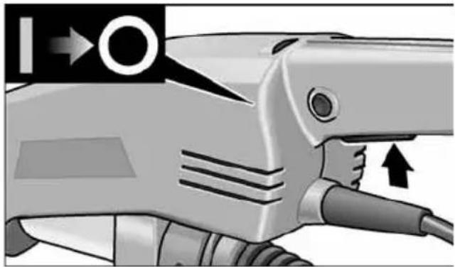 Flex GE 7 - Switching the electric power tool on and off - 2