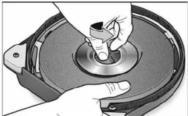 Flex GE 7 - Remplacement du plateau auto-agrippant ou du plateau d'appui - 2