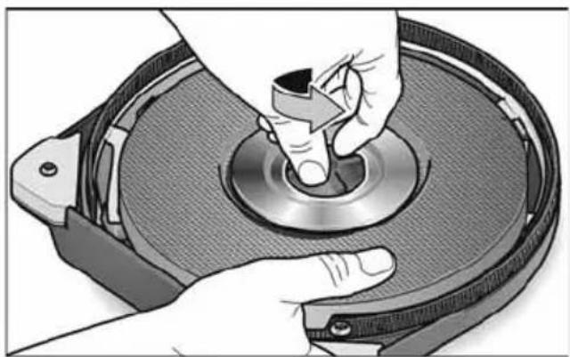 Flex GE 7 - Înlocuirea discului de agățare sau de susținere - 2