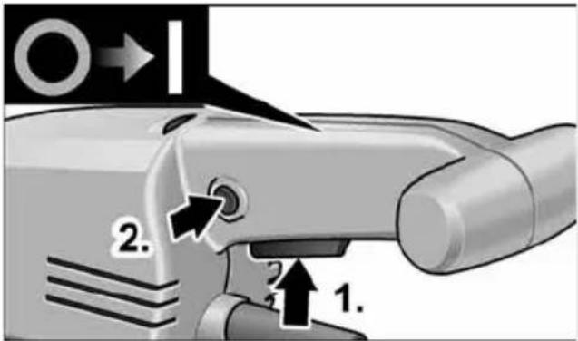 Flex GE 7 - Elektrisch gereedschap in- en uitschakelen - 1