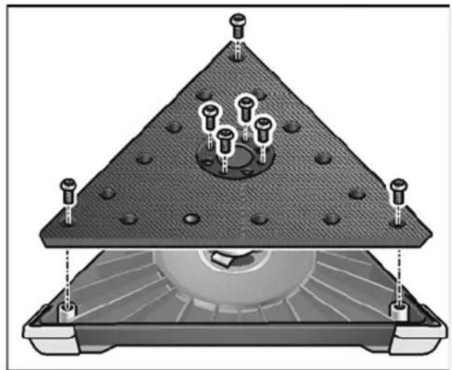 Flex GE 7 - Replacing Velcro or backing pad - 6