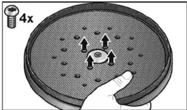 Flex GE 7 - Austausch von Klett- oder Stützteller - 1
