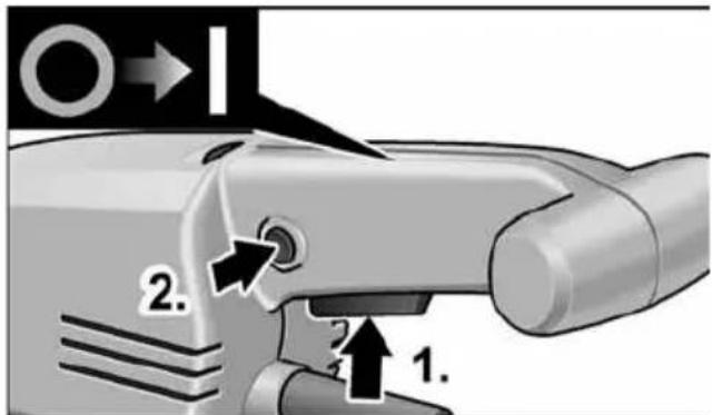 Flex GE 7 - Vklop in izklop orodja - 1