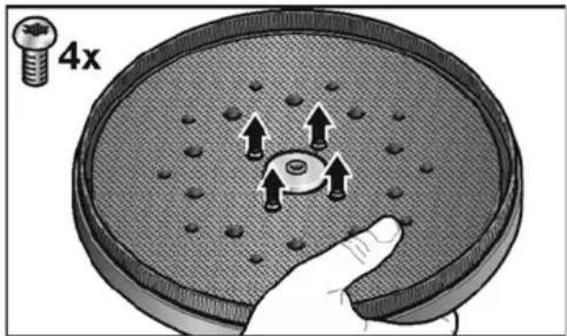 Flex GE 7 - Tarra- tai tukialustan vaihto - 1