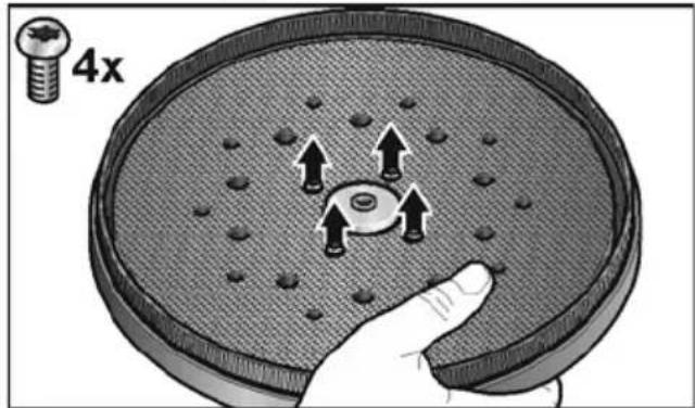 Flex GE 7 - Replacing Velcro or backing pad - 1