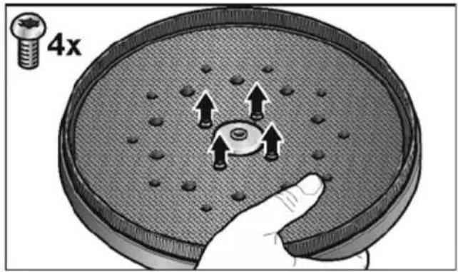 Flex GE 7 - Sıkıştırma tablası veya destek tabanının yenisi ile değiştirilmesi - 1