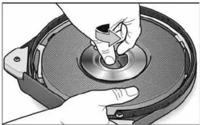 Flex GE 7 - Смяна на залепваща или опорна поставка - 2