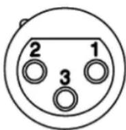 Audac CAP448 - Cinch (RCA) : - 3