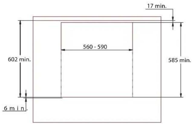 BERTAZZONI FMOD6115VLB2 - INSTALLATION SOUS PLAN DE CUISSON - 1