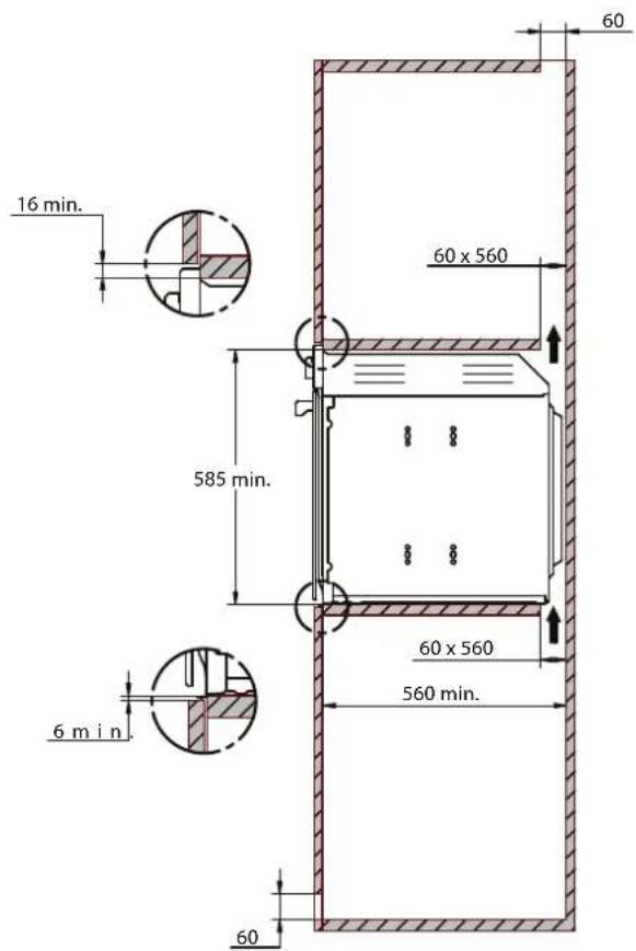 BERTAZZONI FMOD6115VLB2 - INSTALLATION SUR COLONNE - 4