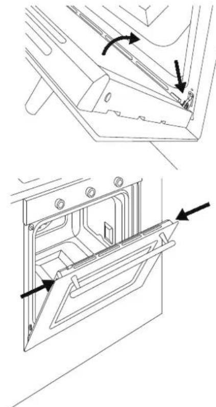 BERTAZZONI FMOD6115VLB2 - INDVENDIG RENGØRING AF OVNDØRENS RUDER - 3