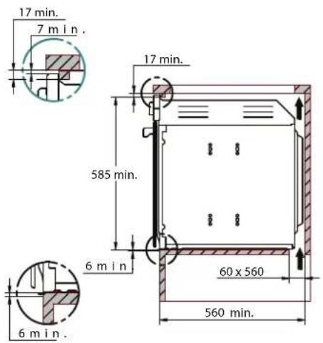 BERTAZZONI FMOD6115VLB2 - INSTALLATION SUR COLONNE - 3