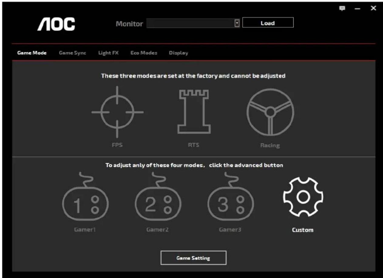 AOC Q27G4X - G-Menu - 2