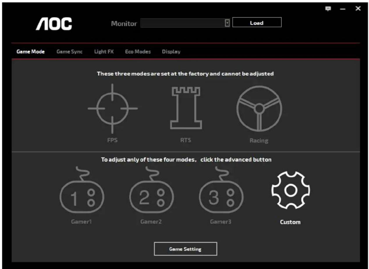 AOC Q27G4X - G-Menu - 2