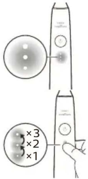 PHILIPS Sonicare DiamondClean Prestige 9900 HX9994 - Nastavení intensity - 1
