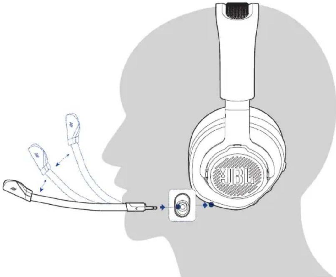 JBL Quantum 360P - PORT DE VOTRE CASQUE-MICRO - 1