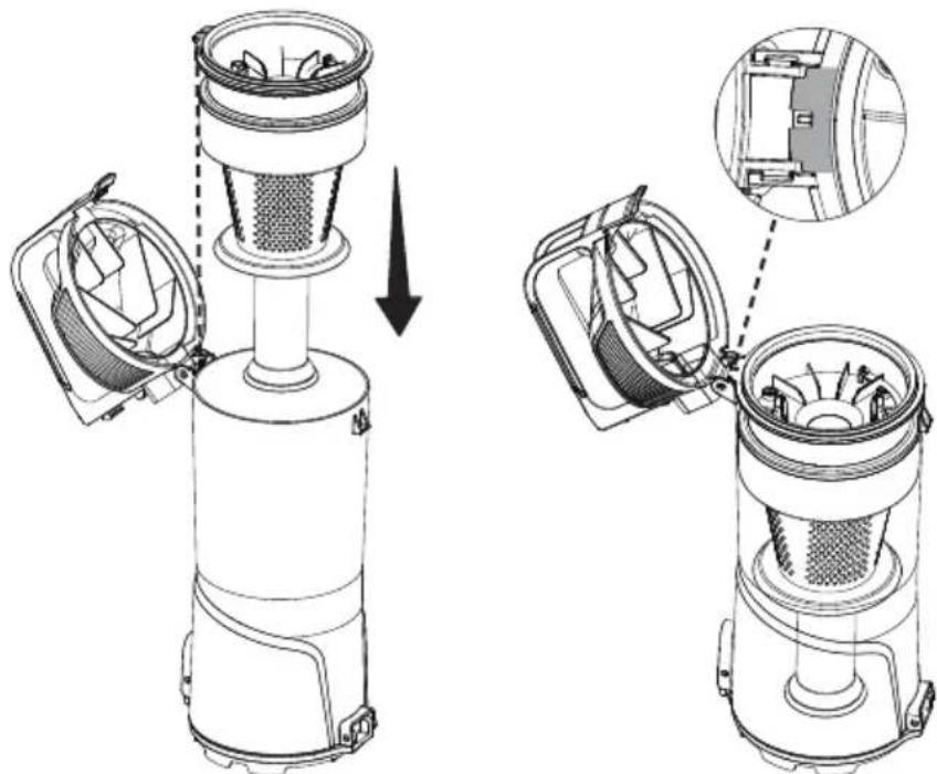 Vacmaster UC0501 - Cleaning the Pre-filter - 3