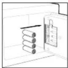 HONEYWELL 5605B - INSTALLATION DES PILES - 2