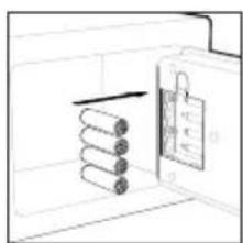 HONEYWELL 5605B - INSTALL BATTERIES - 2