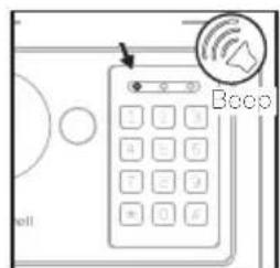HONEYWELL 5605B - PROGRAMMING NEW USER CODE - 4