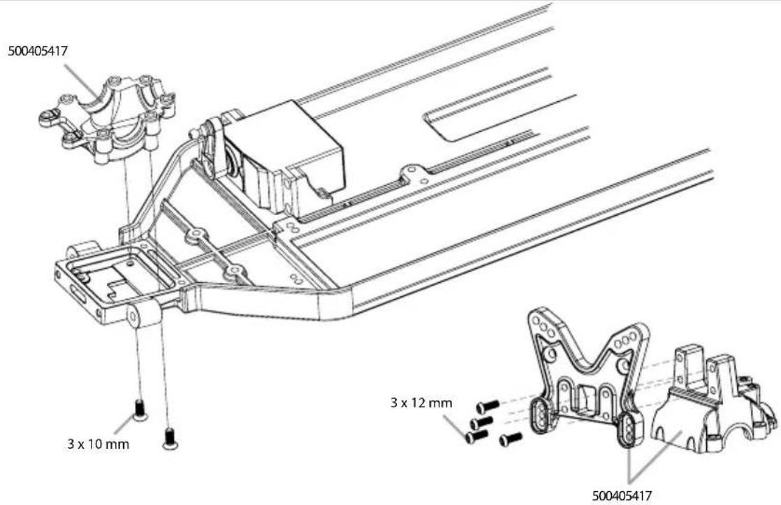 Carson Cage Buster - DAMPFERBRÜCKE HINTEN · REAR SUSPENSION MOUNT - 1