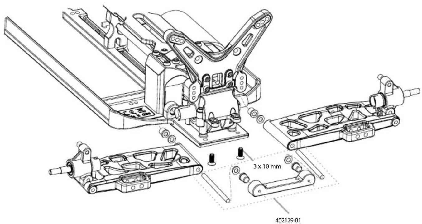Carson Cage Buster - MONTAGE QUERLENKER · SUSPENSION ARMS ASSEMBLY - 9