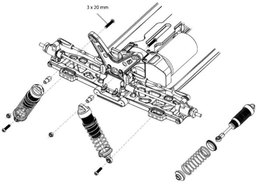 Carson Cage Buster - MONTAGE STOSSDÄMPFER · SHOCK SET ASSEMBLY - 1