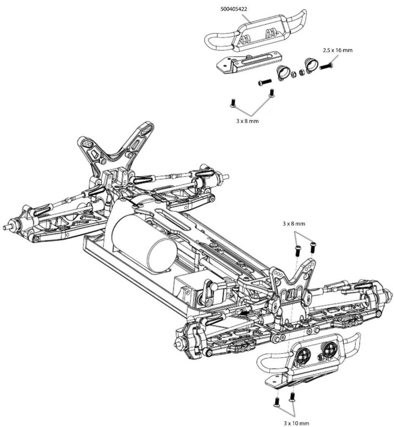 Carson Cage Buster - MONTAGE STABILISATOREN · SWAY BAR ASSEMBLY - 1