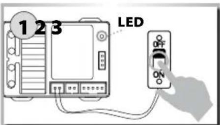 Carson Cage Buster - Connecting transmitter and receiver: - 1