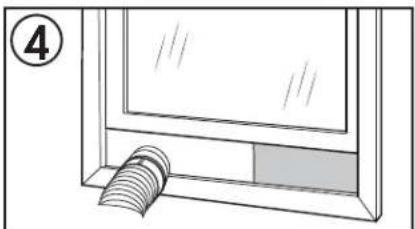 DANBY DPA060B1WDBRF - INSTALLING THE WINDOW KIT - 5