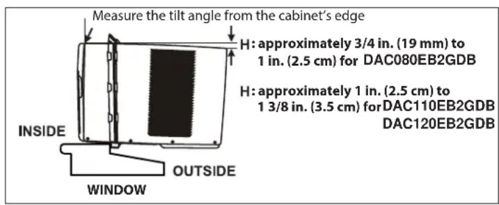 DANBY DAC120EUB2GDB - ASSEMBLY AND INSTALLATION (cont'd) - 1